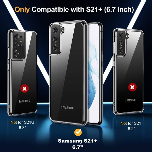 Clear Case for Samsung Galaxy S21+ Plus 5G 2021 - Picture 7 of 10